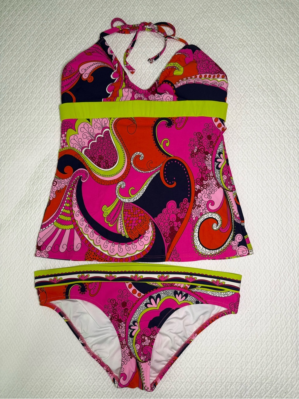 Trina Turk 3-piece Bikini & Tankini Swim Set, size 8, 10 - Picture 3 of 10